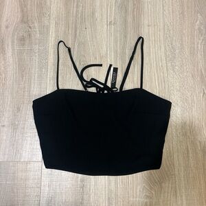 Victoria's Secret Black Crop Top